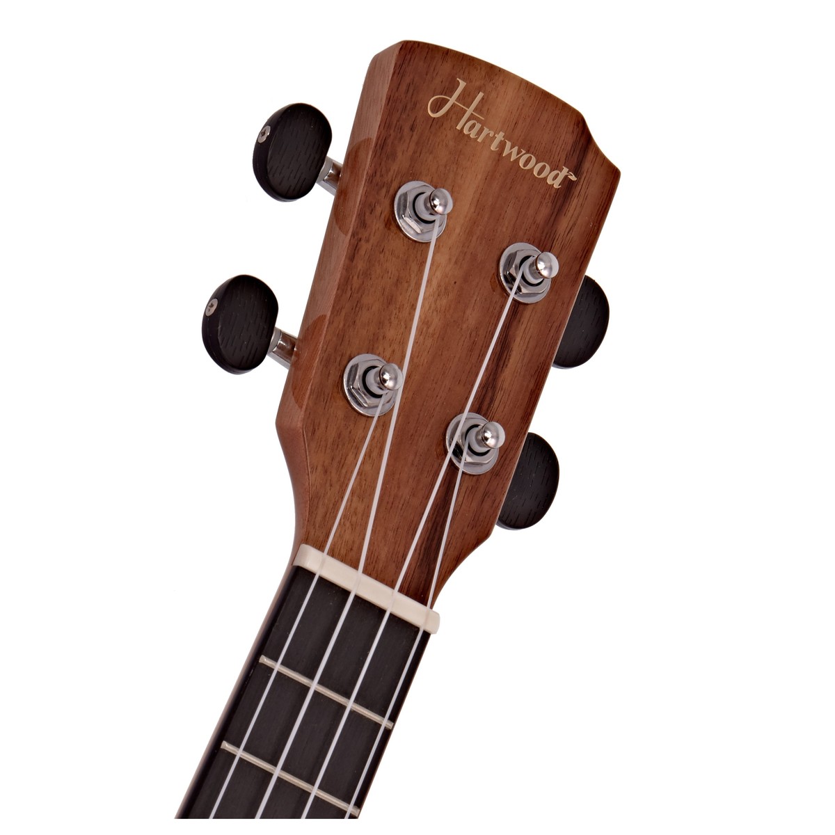 Hartwood Sonata Armrest Concert Ukulele AA Solid Koa - Image 4