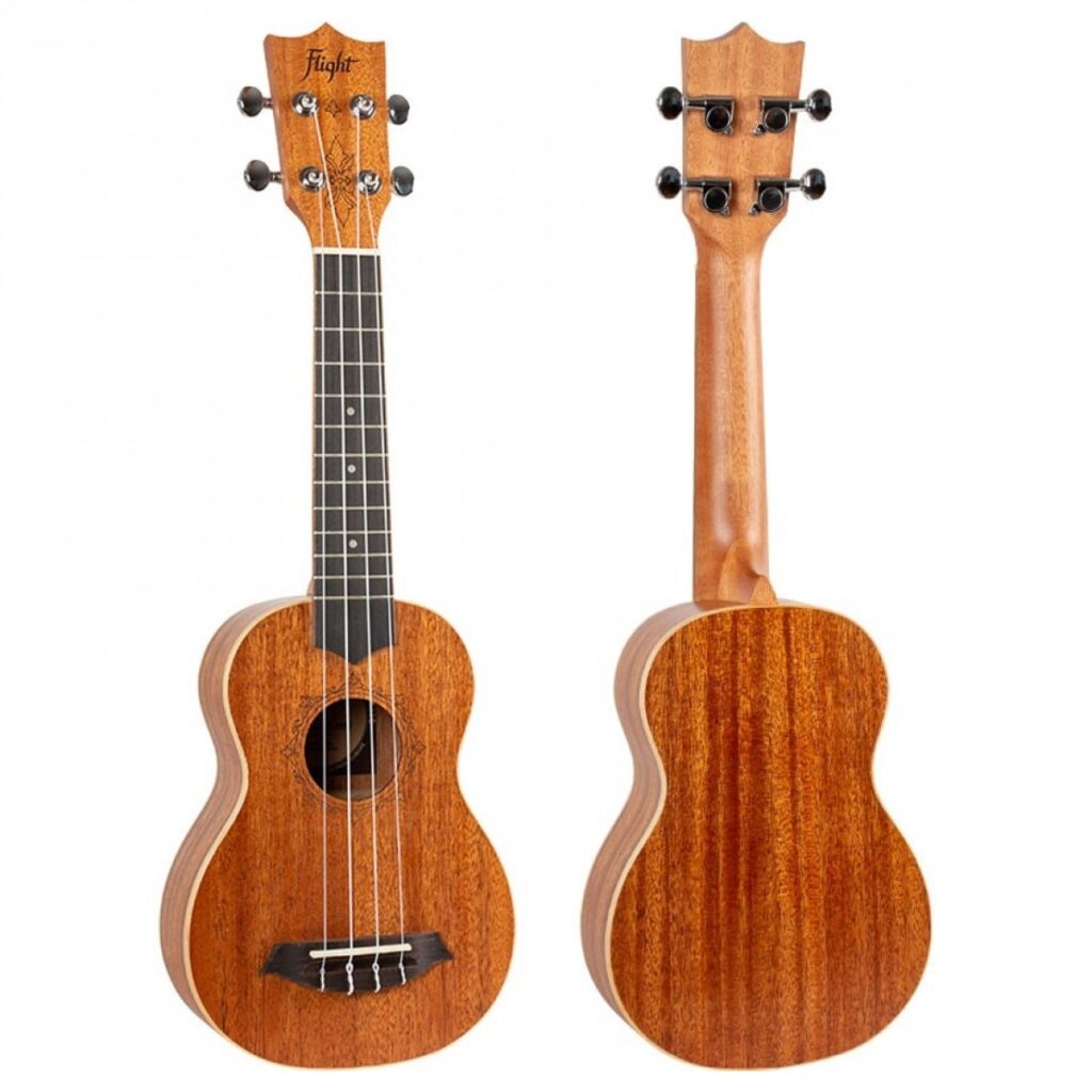 Flight DUS321 Soprano Ukulele Mahogany