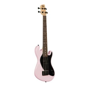 Kala U-Bass Solid Body Fretted Light Pink