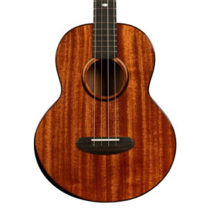 Kala Contour All Solid Gloss Mahogany Baritone Ukulele - Image 2