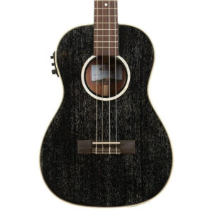 Kala All Solid Salt & Pepper Doghair Mahogany Electro Acoustic Baritone Ukulele - Image 1