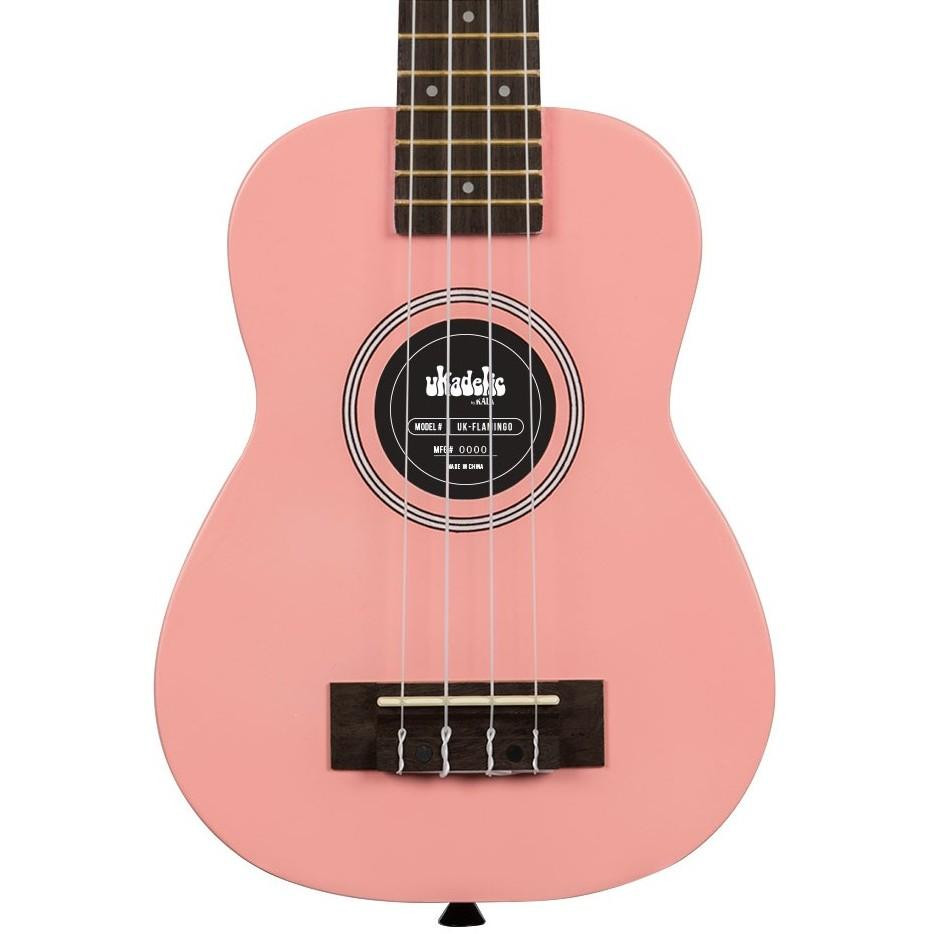 Kala Ukadelic Soprano Ukulele in Flamingo
