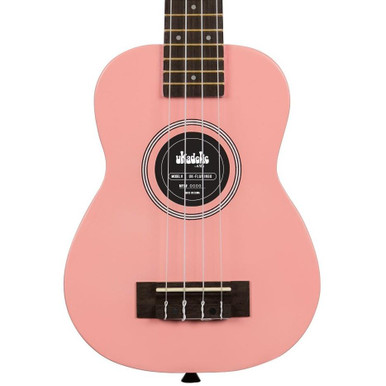 Kala Ukadelic Soprano Ukulele in Flamingo