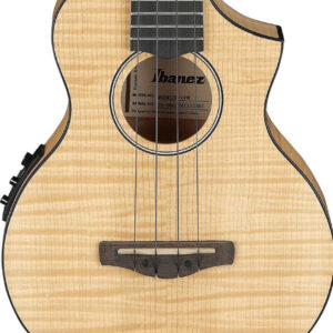 Ibanez UEW12E Electro Acoustic Concert Ukulele in Open Pore Natural - Image 1
