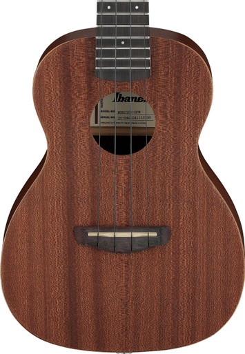 Ibanez UKS100-OPN Soprano Ukulele with Gig Bag in Open Pore Natural
